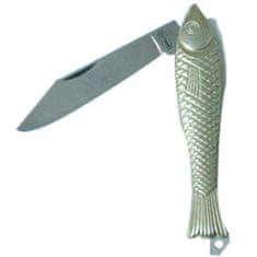 STREFA Vreckový nôž na ryby 7,8 cm z nerezovej ocele ZB