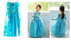 HADEX Elsa šaty kostým Frozen Ľadové kráľovstvo ,120 cm