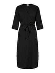 Jacqueline de Yong Dámske šaty JDYLION Regular Fit 15207813 Black (Veľkosť 34)