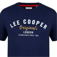 Lee Cooper  Pánske Tričko Cooper Logo Tmavo Modré Farba: Nám.modrá, Veľkosť: XL