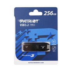 Patriot Xporter 3 Slider/256GB/USB 3.2/USB-A/Čierna