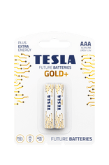 TESLA - batéria AAA GOLD+, 2ks, LR03