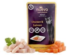 Nuevo konzerva pre mačku Adult Chicken & Salmon 16 x 85g