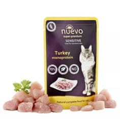Nuevo konzerva pre mačku Adult Sensitive Turkey Monoprotein 16 x 85g