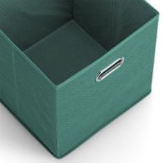 Zeller Textilný úložný box zelený 32x32x32 cm