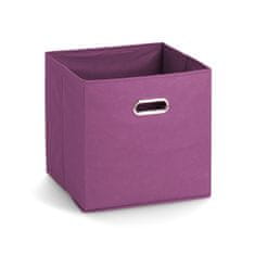 Zeller Textilný úložný box fialový 32x32x32 cm