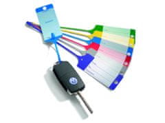 AHProfi Ceduľky na kľúče plastové PP - modro/biele - 434010080