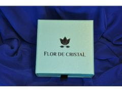 Flor de Cristal Náušnice Ema červená - Náušnice s kryštálmi