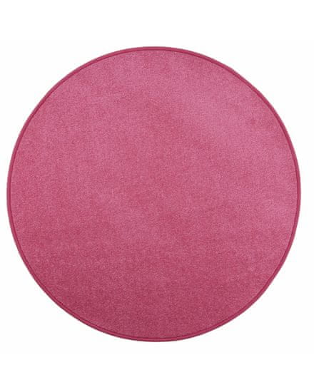 Vopi AKCIA: 200x200 (prúmer) kruh cm Kusový koberec Eton ružový 11 kruh