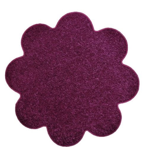 Vopi Kusový koberec Eton fialový kvetina