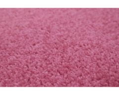 Vopi Kusový koberec Eton ružový kvetina 120x120 kvietok