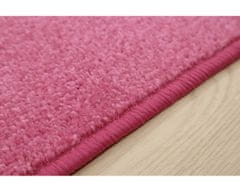 Vopi AKCIA: 65x610 cm Koberec metráž Eton ružový 11 - neúčtujeme odrezky z role! (Rozmer metrového tovaru Bez obšitia)