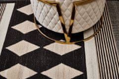 Diamond Carpets Ručne viazaný kusový koberec Alberta DESP P114 Dark Coffee Mix 80x150