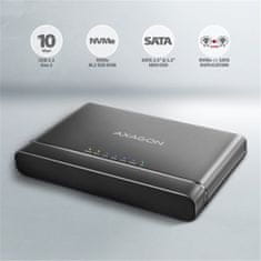 AXAGON Dokovací stanice ADSA-CC USB-C 10Gbps - NVMe M.2 SSD & SATA 2.5"/3.5" SSD/HDD