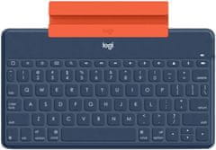 Logitech klávesnice k tabletu Keys-To-Go, bluetooth, holandština/angličtina (920-010060), modrá