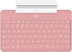 Logitech klávesnice Keys-To-Go, bluetooth, holandština/angličtina (920-010059), ružová