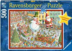 Ravensburger Puzzle Prichádza Vianoce 500 dielikov