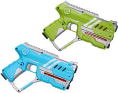 Wiky Laser hra pre dvoch 22 cm - modrá a zelená farba