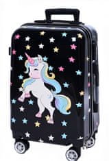 bHome Detský cestovný kufor Unicorn s hviezdami 45l