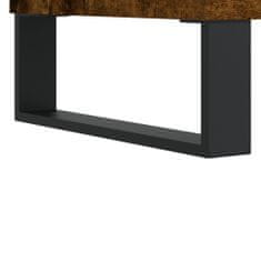 Vidaxl Konferenčný stolík dymový dub 90x50x36,5 cm spracované drevo