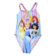 Eplusm Dievčenské jednodielne plavky úžasné Disney Princess 98–104 / 3–4 roky Viacfarebná