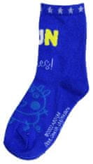 Eplusm Chlapčenské vysoké ponožky Peppa Pig 2 ks 31–34 Viacfarebná