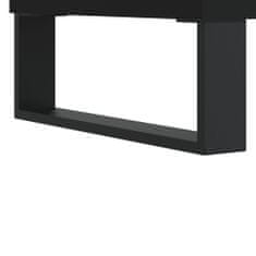 Vidaxl Konferenčný stolík čierny 90x50x36,5 cm spracované drevo