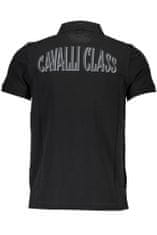 Cavalli Class  Štýlová Pánska Polokošeľa Čierna Farba: čierna, Veľkosť: XL
