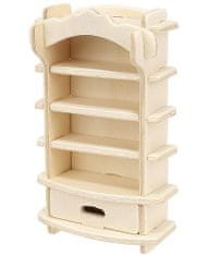 GFT 3D drevené puzzle nábytok pre bábiky 34ks, 9423