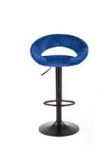 Halmar Barová stolička H102 tmavo modrá