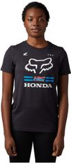 FOX tričko HONDA SS 23 dámske čierne S