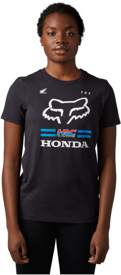 FOX tričko HONDA SS 23 dámske čierne