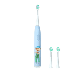 VivoVita Electric Toothbrush KIDS – Sonická zubná kefka (+ 2x hlavice zubnej kefky), modrá