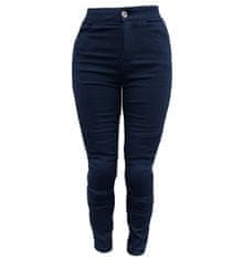 SNAP INDUSTRIES nohavice jeans ROXANNE Jeggins Short dámske blue 38