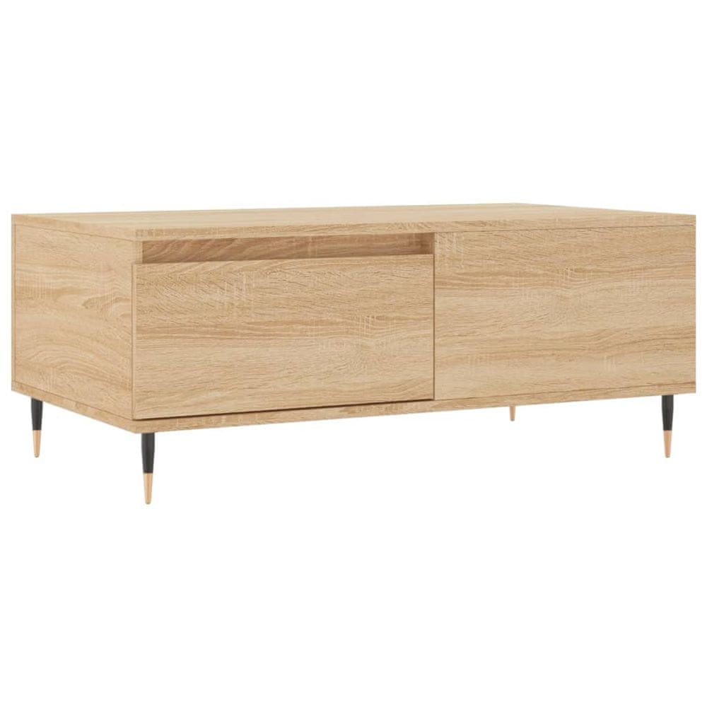 Vidaxl Konferenčný stolík dub sonoma 90x50x36,5 cm spracované drevo