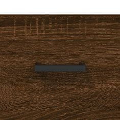 Vidaxl Nástenná skrinka tmavý dub 100x36,5x35 cm kompozitné drevo