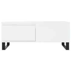 Vidaxl Konferenčný stolík biely 90x50x36,5 cm spracované drevo