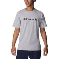 COLUMBIA Tričko výcvik sivá S Csc Basic Logo SS Tee