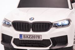 Mamido Detské odrážadlo s vodiacou tyčou BMW SX biele