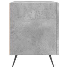 Vidaxl Nočný stolík betónovo sivý 40x35x47,5 cm kompozitné drevo