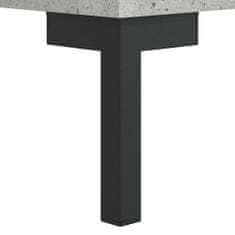Vidaxl Nočný stolík betónovo sivý 40x40x66 cm kompozitné drevo