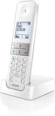 Philips Bezdrôtový telefón D4701W/53 biely