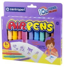 Centropen Fúkacie fixy Air Pens 1500 pastel (10 ks)