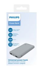 Philips Powerbanka DLP1810NV/62, strieborná, 10000mAh