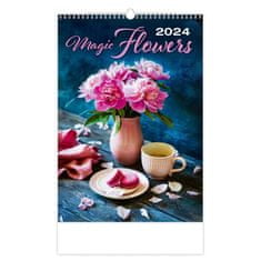 Kalendár nástenný 2024 - Magic Flowers