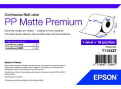 Epson PP Matte Label Premium, Cont. Roll, 76mm x 29mm
