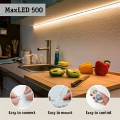 Paulmann PAULMANN MaxLED 500 LED Strip Full-Line COB Edge 0,3 W 1000lm/m 2.133LEDs/m meniteľná biela 71113