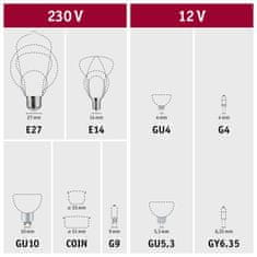 Paulmann PAULMANN Eco-Line Filament 230V LED žiarovka ST64 E27 4W 3000K číra 29122