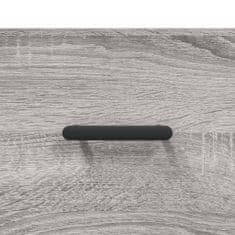 Vidaxl Nástenná skrinka sivá sonoma 100x36,5x35 cm kompozitné drevo