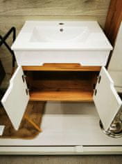 Deftrans Kúpeľňová skrinka s umývadlom 60 dub craft